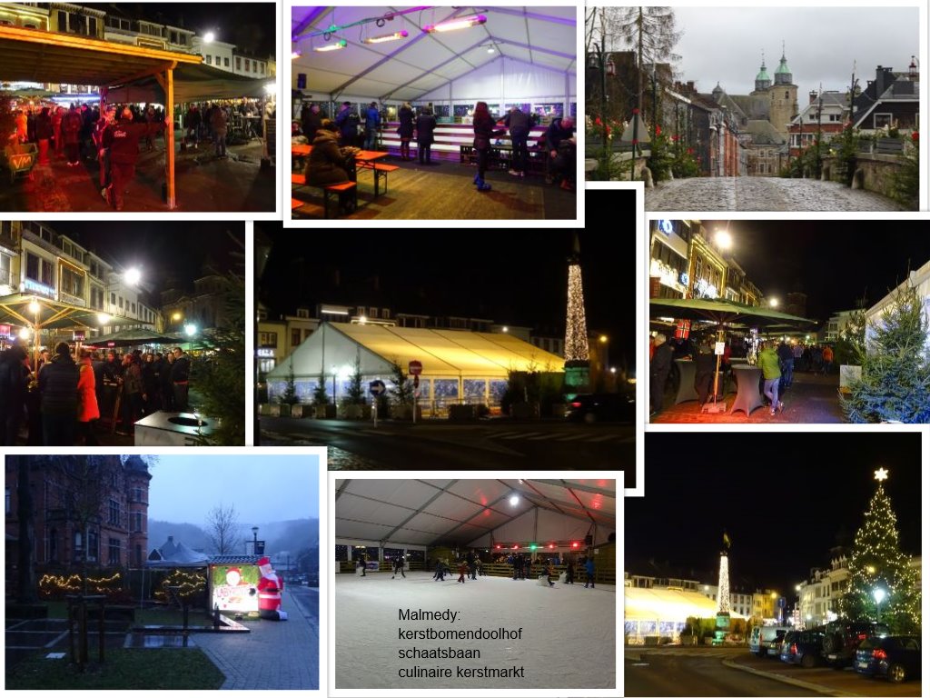 Malmedy kerst collage