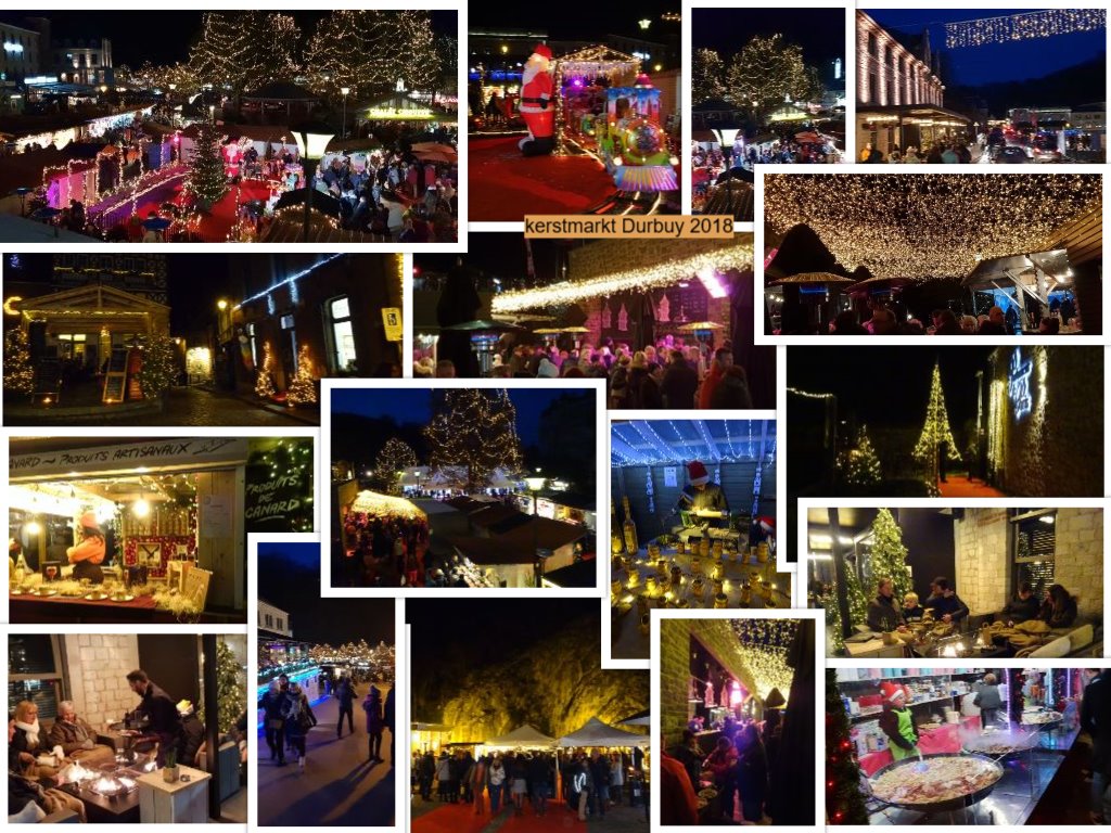 kerstmarkt Durbuy 2018 collage